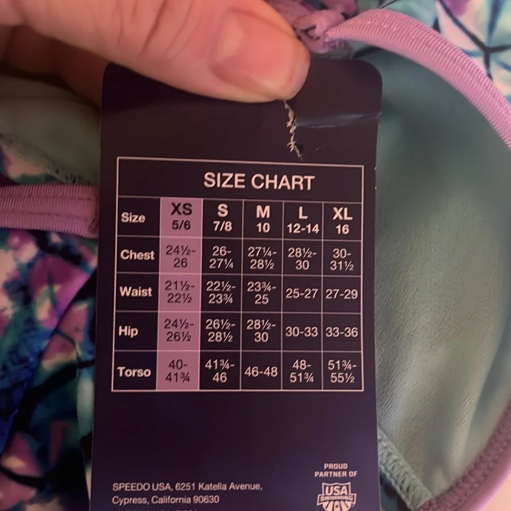 NWT girls Speedo bathing suit